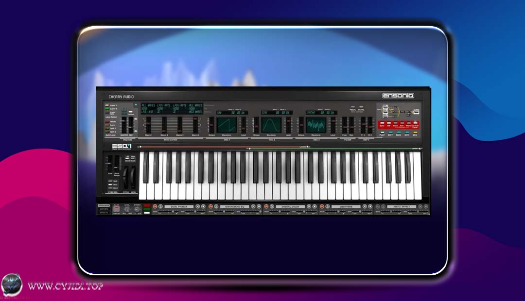乐器合成器 | Cherry Audio – ESQ-1 v1.0.2.86 | WIN |