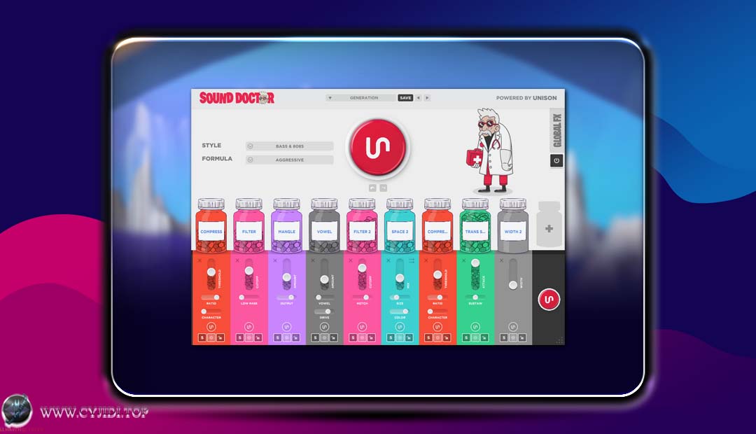  AI驱动多重效果器 | Unison – Sound Doctor v1.3.19 | MAC |