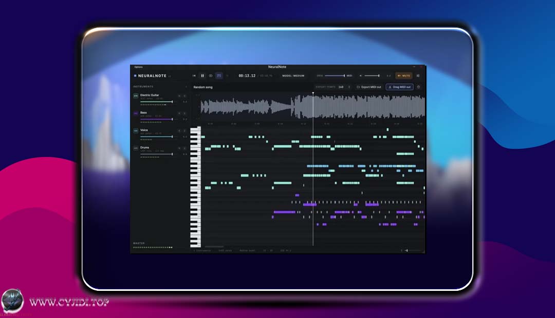 音频转 MIDI 插件 | DamRsn – NeuralNote v2.0.0 | WIN |