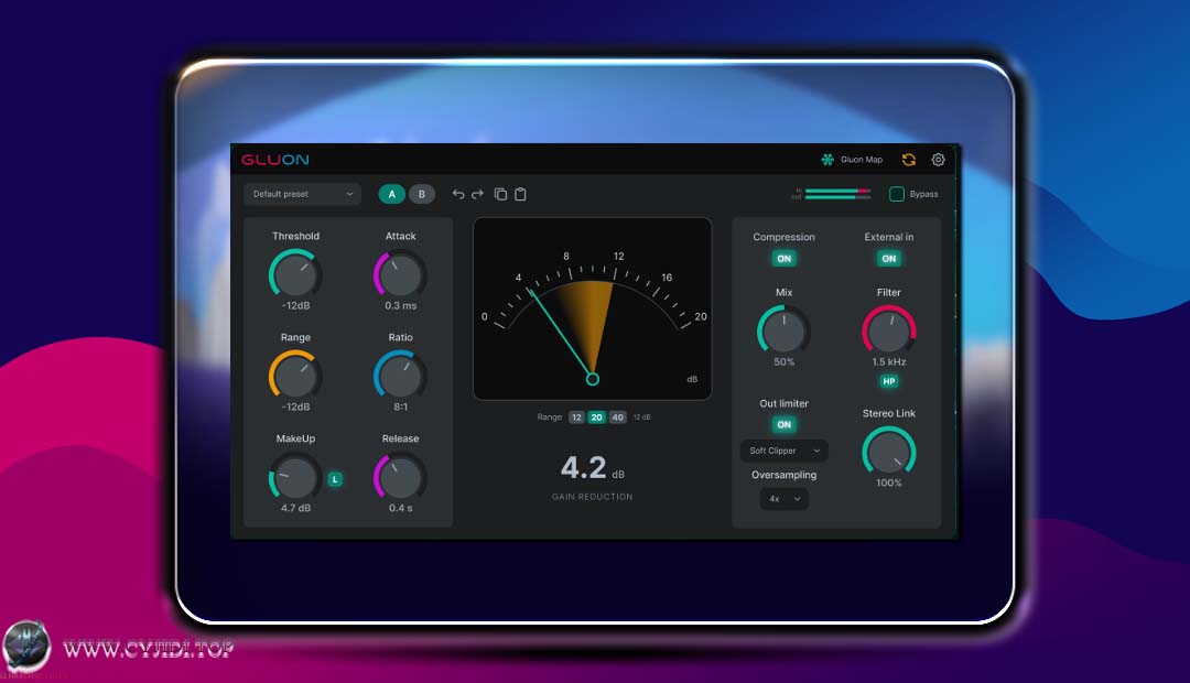总线压缩器 | nClear Audio – Gluon v1.0.0 | WIN |