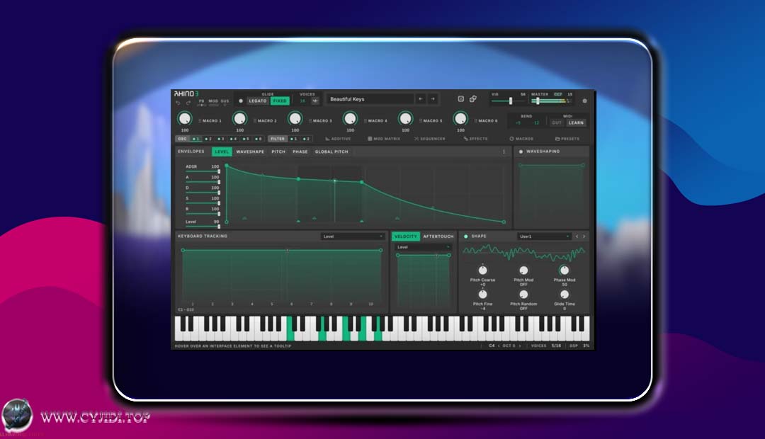 FM 合成器 | MAP Audio – Rhino3 v1.3.3 | WIN |
